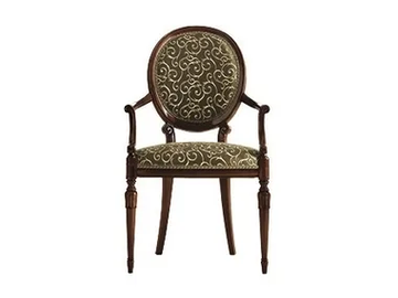 BARBRA - Fabric chair with armrests by Martini Interiors - view 2